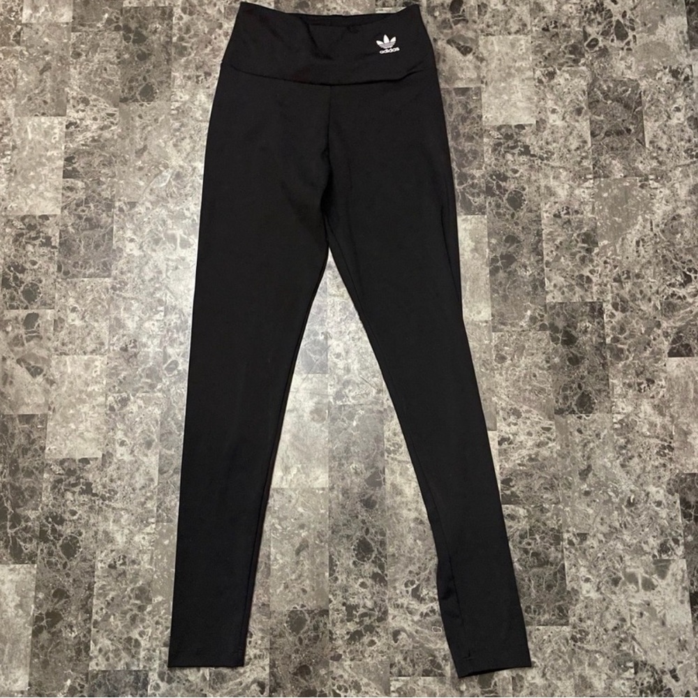 Adidas Originals Trefoil Black Leggings - Picture 4 of 7